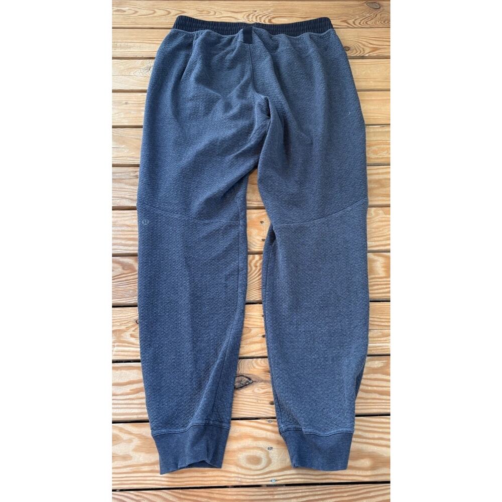 Lululemon Men’s At Ease Textured Sweatpants Size M Grey T10 - Picture 2 of 8
